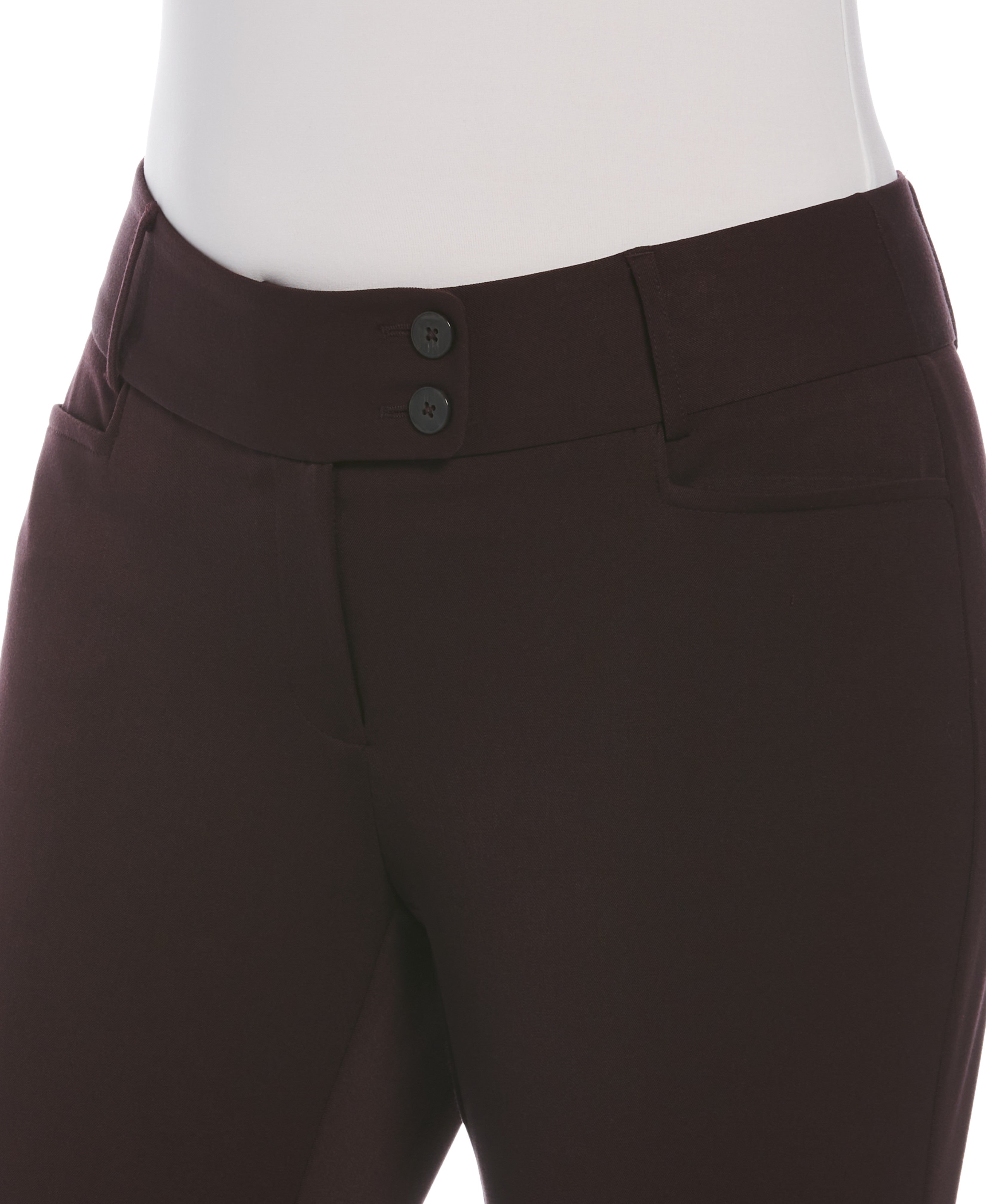 Gabardine Bootcut Pant Short - Curvy Fit  29" inseam