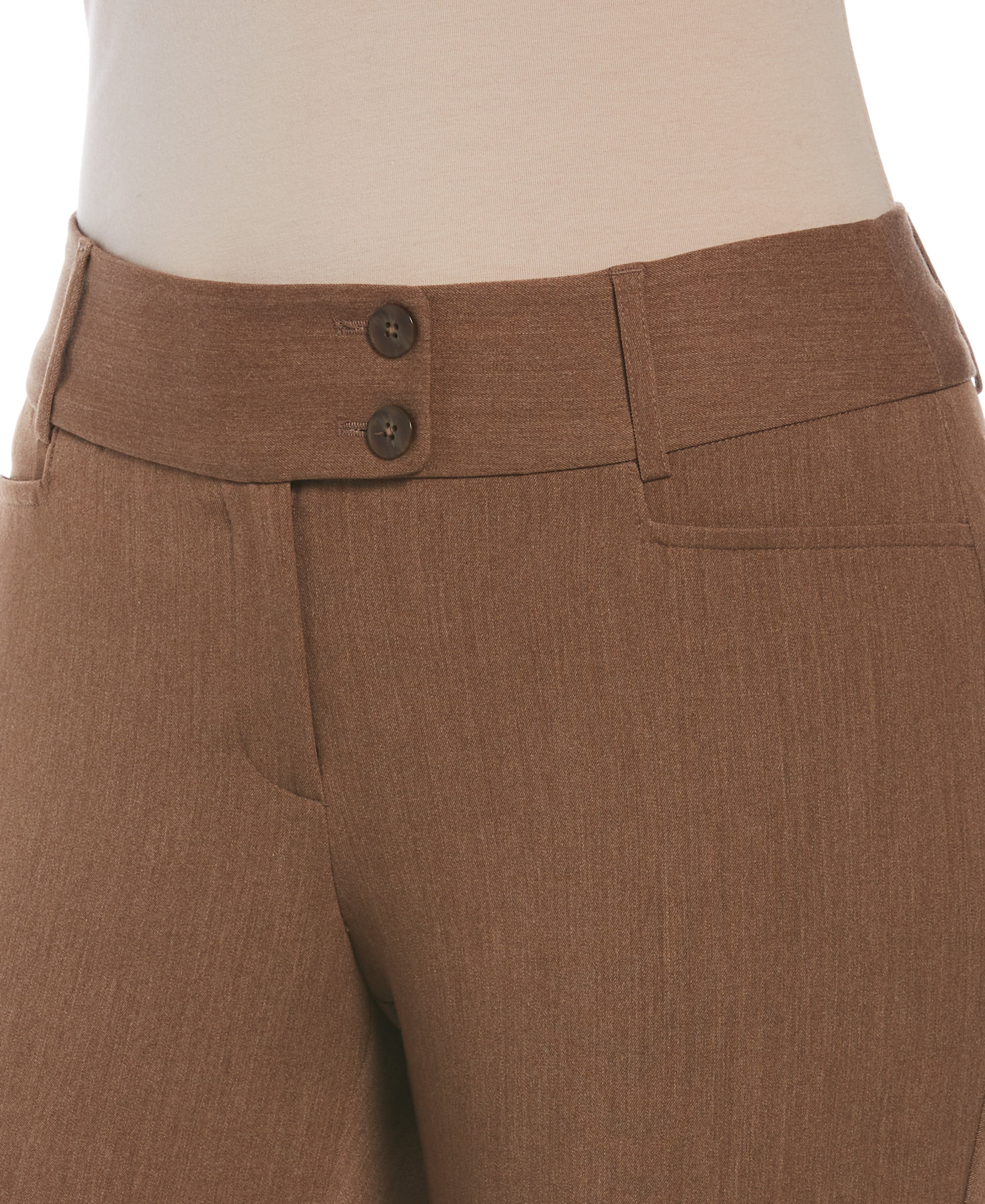 Gabardine Bootcut Pant Short - Curvy Fit  29" inseam
