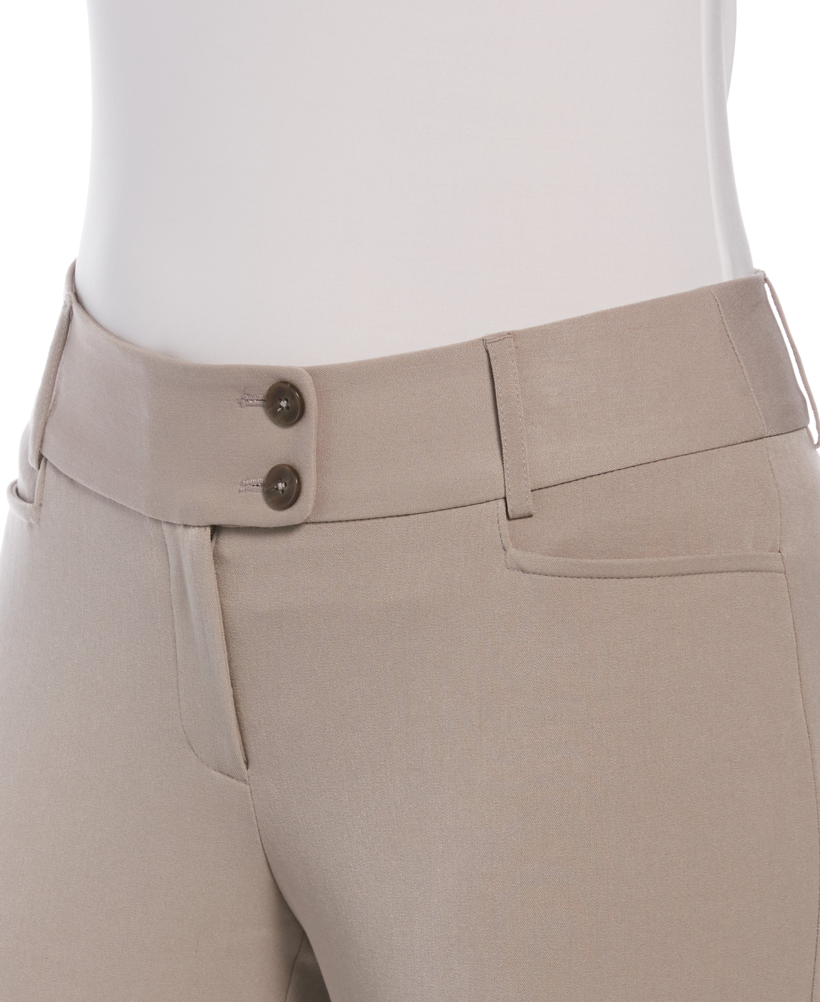 Gabardine Bootcut Pant Short - Curvy Fit  29" inseam