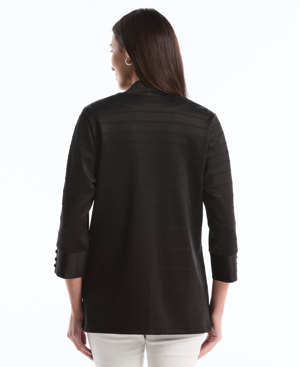 Ottoman Knit Cardigan Sweater