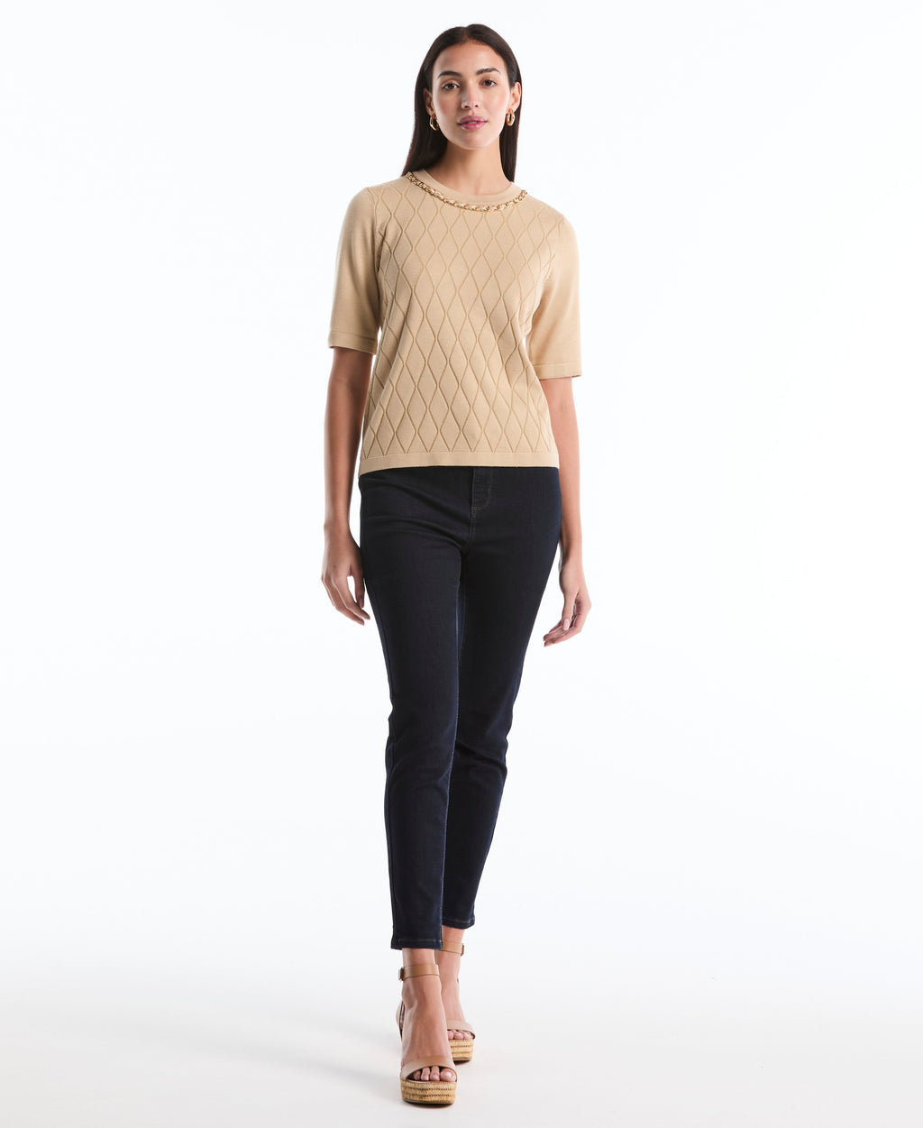Diamond Stitch Sweater