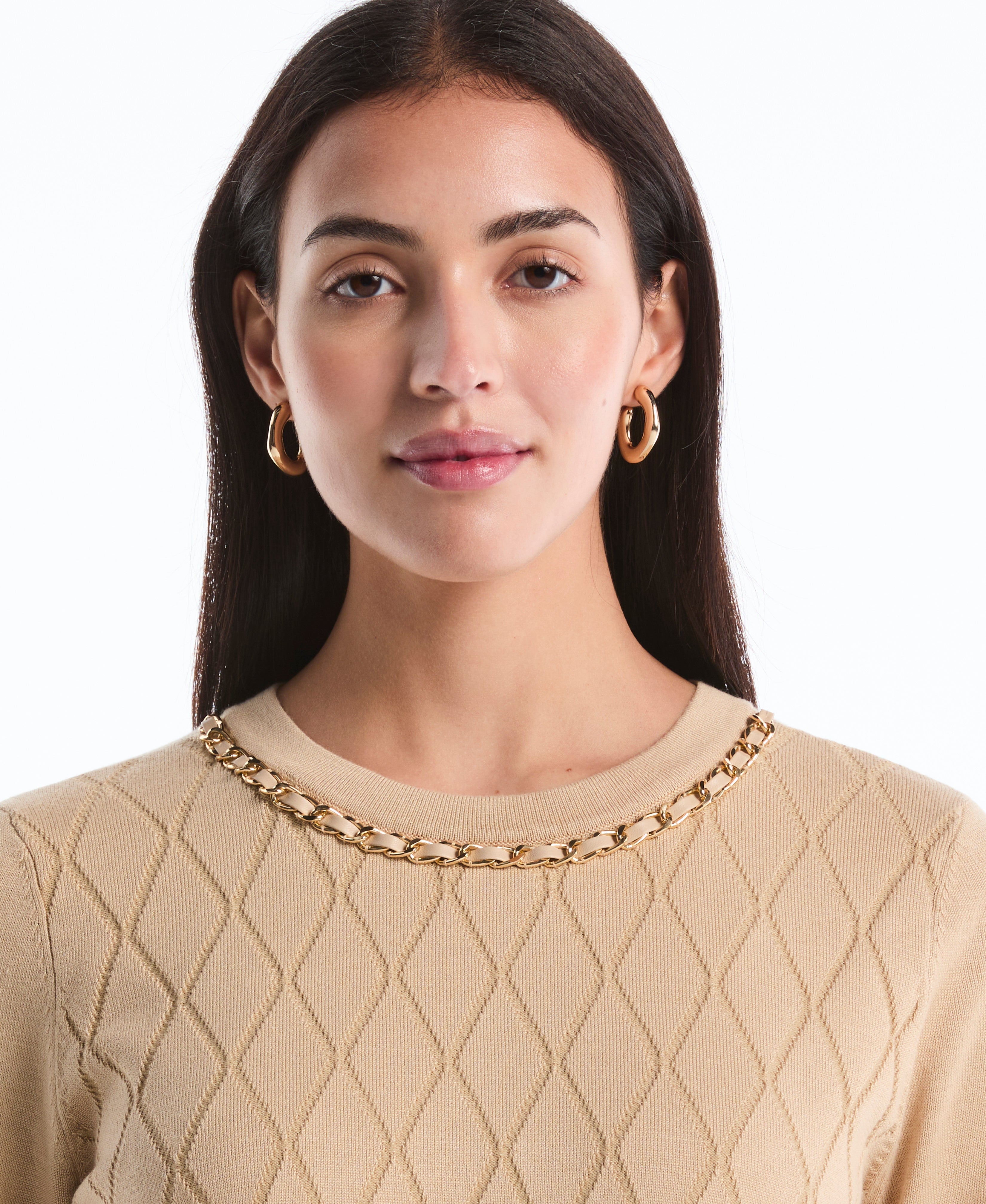 Diamond Stitch Sweater